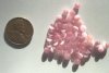 50 4mm Round Pink Fiber Optic